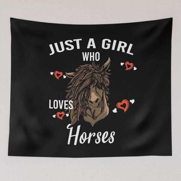 Item preview, Just A Girl Who Loves Horses Horse Riding   designed and sold by BornDesign.