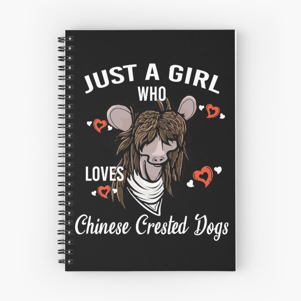 Item preview, Just A Girl Who Loves Chinese Crested Hairless Dogs   designed and sold by BornDesign.