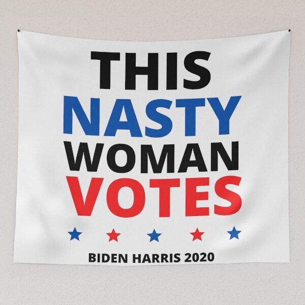 Item preview, This Nasty Woman Votes Biden Harris 2020 Feminist Election designed and sold by patternarium.