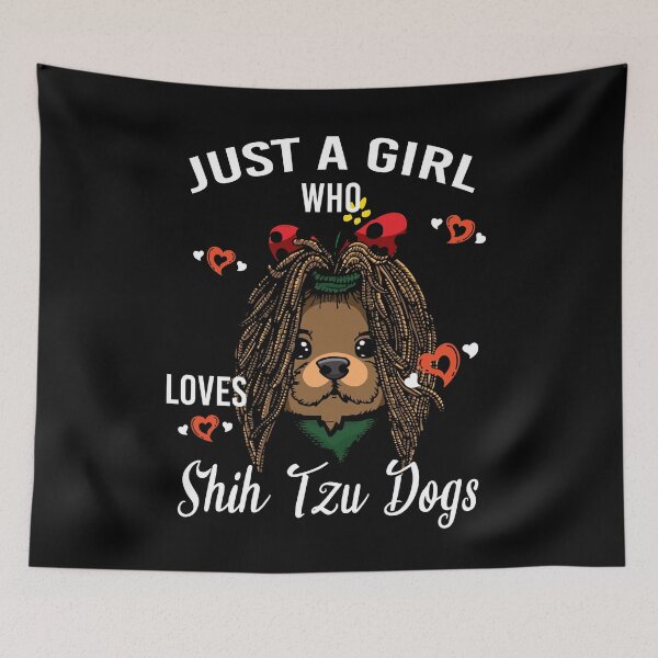 Item preview, Just A Girl Who Loves Shih Tzu Dogs   designed and sold by BornDesign.