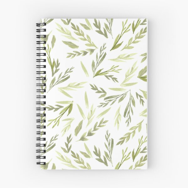 Item preview, green watercolor leaves designed and sold by Nancy Scotch.