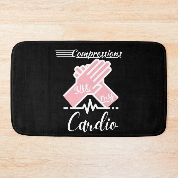 Item preview, Compressions are my cardio funny nurse designed and sold by Breanna Frettoloso.