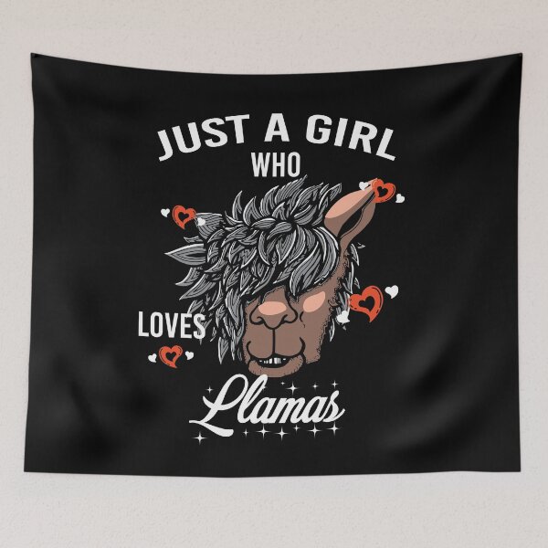 Item preview, Just A Girl Who Loves Llamas & Alpaca Lover   designed and sold by BornDesign.