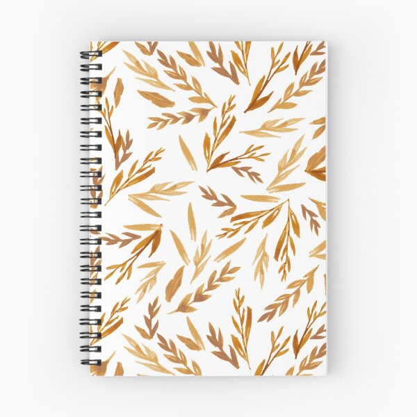Item preview, Copper watercolor leaves designed and sold by Nancy Scotch.