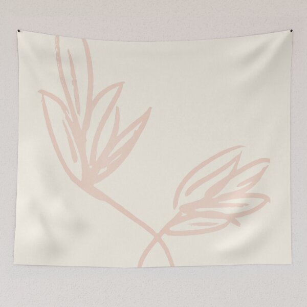 Item preview, Pink Sketched Flower  designed and sold by Laura Elizabeth Design.