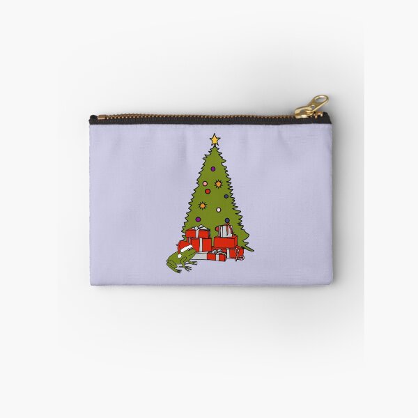Item preview, Santa Frog and Christmas Tree designed and sold by ellenhenry.