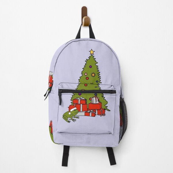 Item preview, Santa Frog and Christmas Tree designed and sold by ellenhenry.