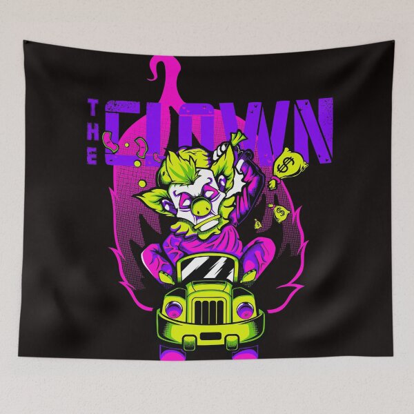 Item preview, The clown stolen money vector illustration designed and sold by Penpencils.