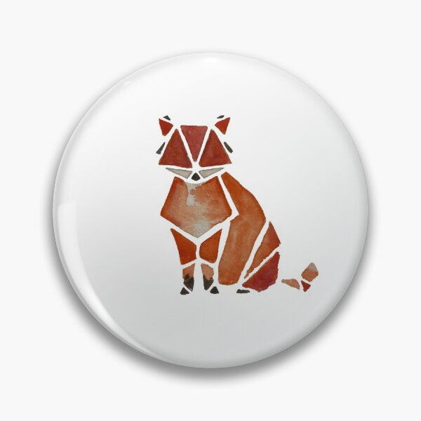 Item preview, Watercolor Origami Fox designed and sold by CleverDino.
