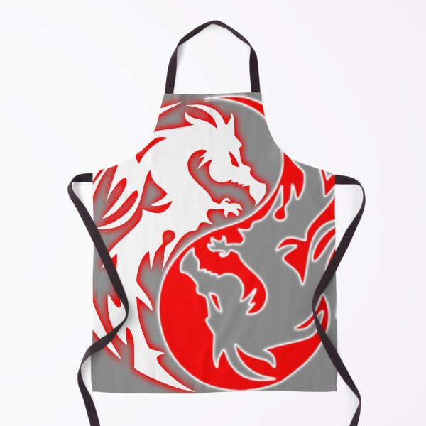 Item preview, The twin dragon red and white balancing designed and sold by Arramavis.