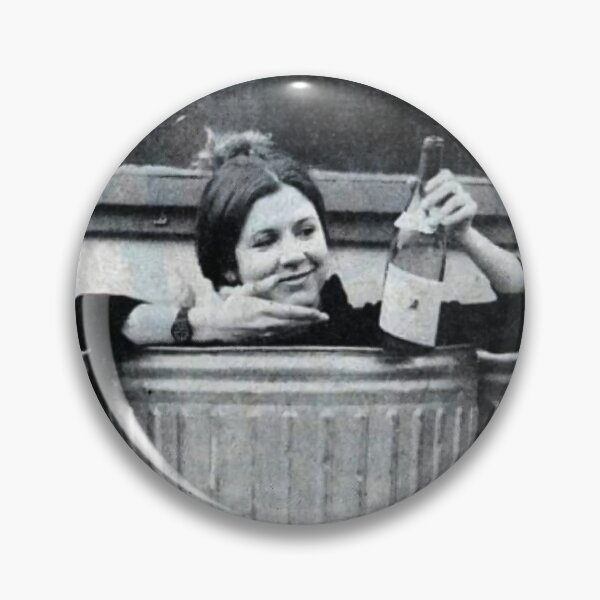 Item preview, Carrie Fisher in a Trash Can designed and sold by Merch-On.