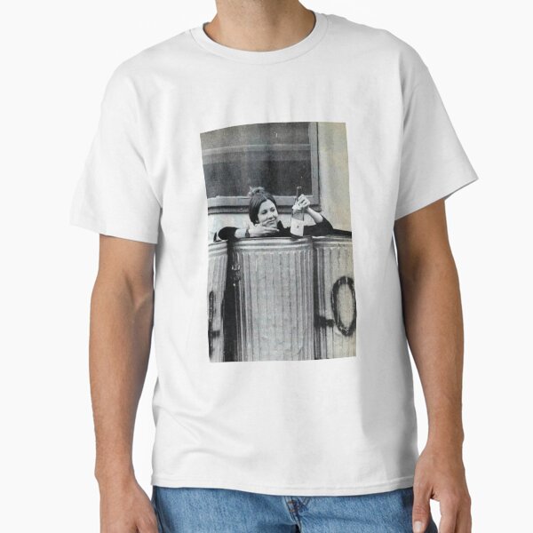 Item preview, Carrie Fisher in a Trash Can designed and sold by Merch-On.