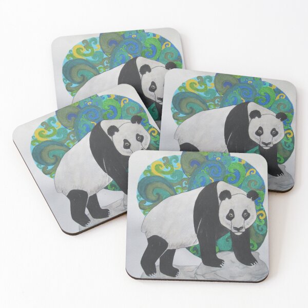 Item preview, Colorful circles: Panda designed and sold by AlinaGordon.