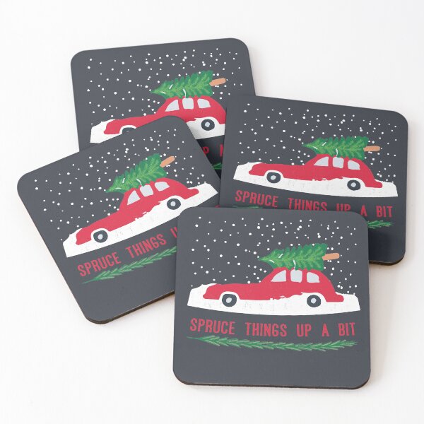 Item preview, Spruce Things UP A Bit Christmas Tree Delivery designed and sold by SharksOnShore.