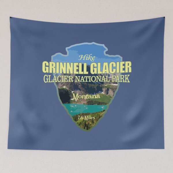 Artikelvorschau, Grinnell Glacier Trail (Pfeilspitze) entworfen und verkauft von curranmorgan.