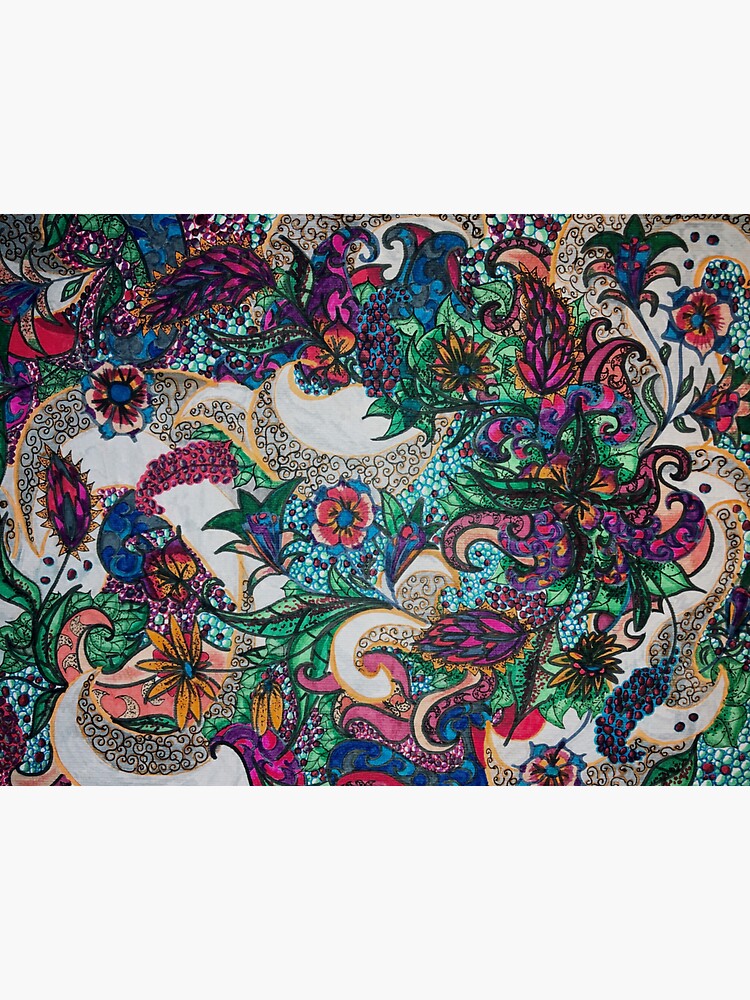 Textile tattoo mandala rainbow by AstridS