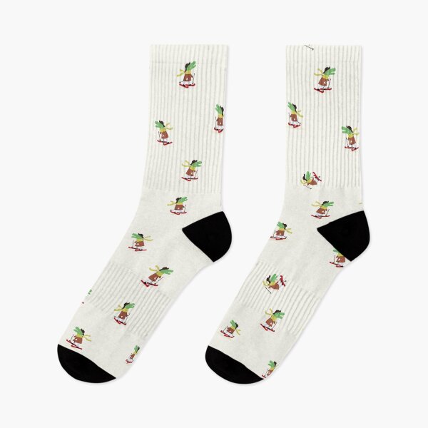 Item preview, Seamless pattern with skiing crocodiles designed and sold by BychkovaEvgenia.