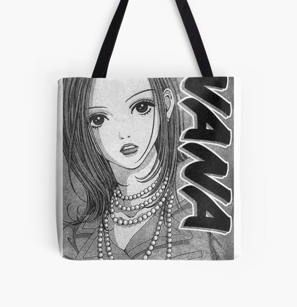 Nana Komatsu con vestido elegante Bolsa estampada de tela