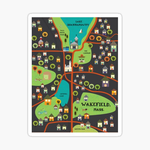 Item preview, Wakefield, MA designed and sold by ReginaDesign.