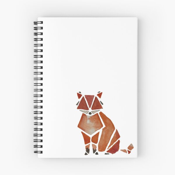 Item preview, Watercolor Origami Fox designed and sold by CleverDino.