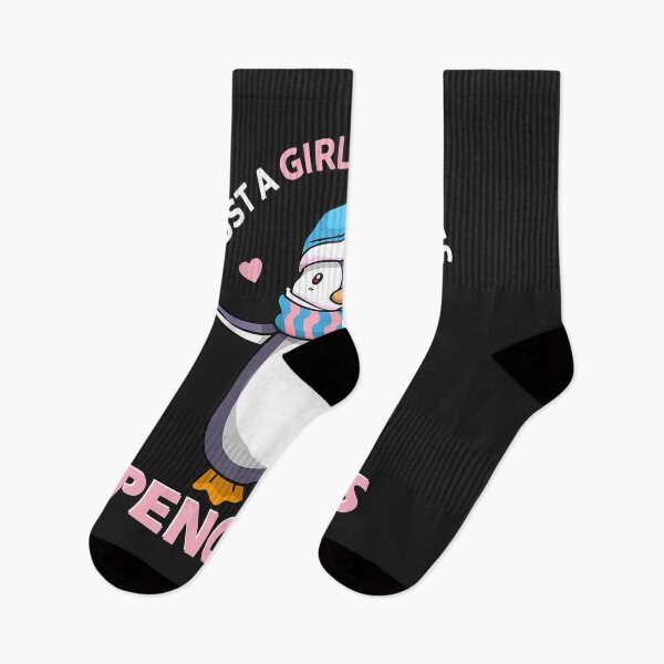 Item preview, Just A Girl Who Loves Penguins Gift Cute Penguin Girls Kids designed and sold by GaleBerry.