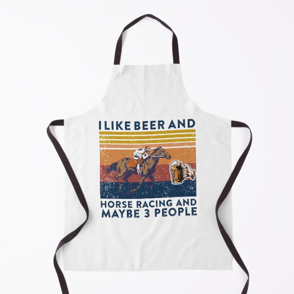 Item preview, I like Beer And Horse Racing And Maybe 3 People Vintage designed and sold by johnking2808.