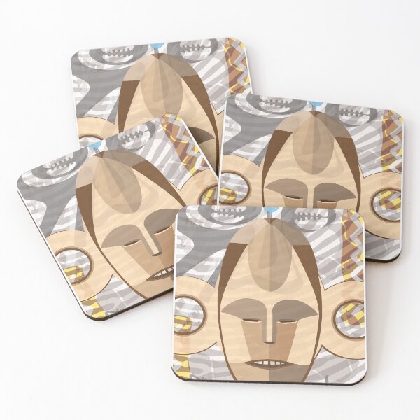 Item preview, african mask designed and sold by cyanoblau.