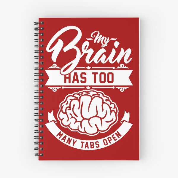 Item preview, my brain has too many tabs open designed and sold by Cheesybee.