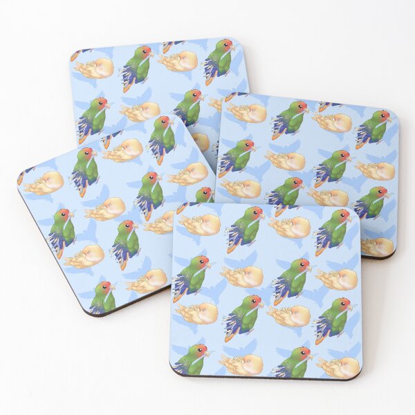Item preview, Lovely lovebirds designed and sold by pan-tastique.