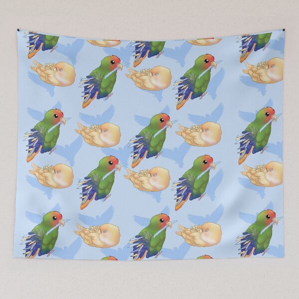 Item preview, Lovely lovebirds designed and sold by pan-tastique.