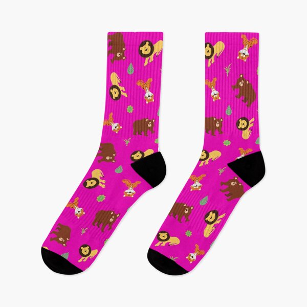 Item preview, Lions and Tigers and Bears - Bear Bright Pink designed and sold by sw-b.