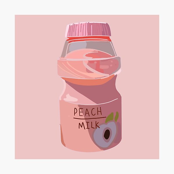 Item preview, Kawaii Japanese peach milk designed and sold by Ami San.