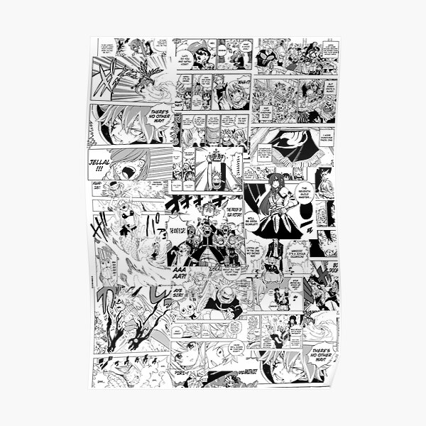 Collage de queue de fée Poster