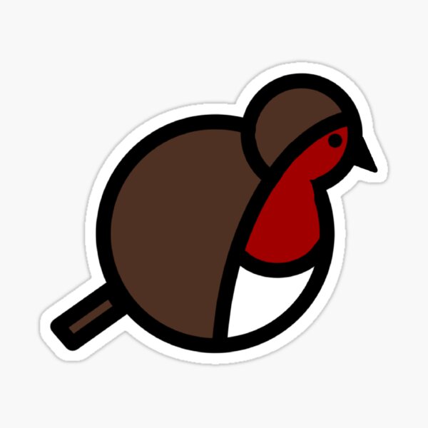 63 Personalizado Xmas Navidad Stickers-Robin de pájaro 