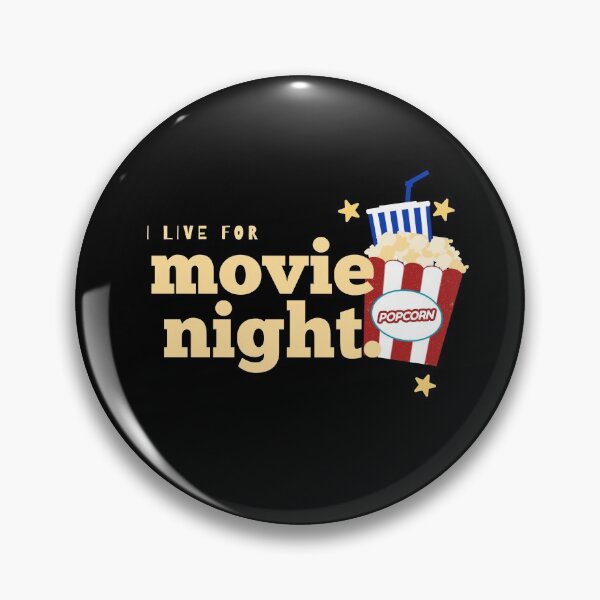 Item preview, I live for movie night designed and sold by EmotionArt.