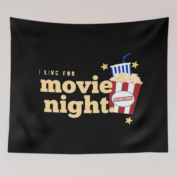 Item preview, I live for movie night designed and sold by EmotionArt.
