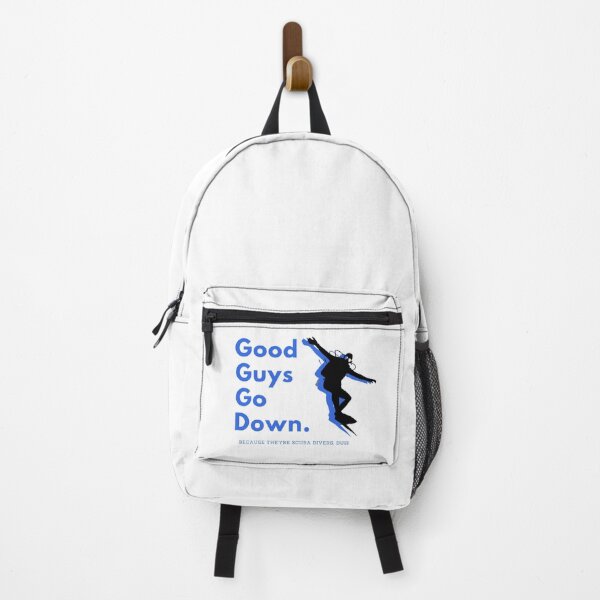 Item preview, Good guys go down Diver Funny Love Flag Open Ocean Aquaholic Muff Snorkeling Commercial dives Water Life Underwater Destination designed and sold by CJCTEES.