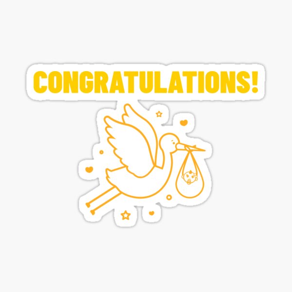 Congratulations Sticker By Affirmation01 Redbubble