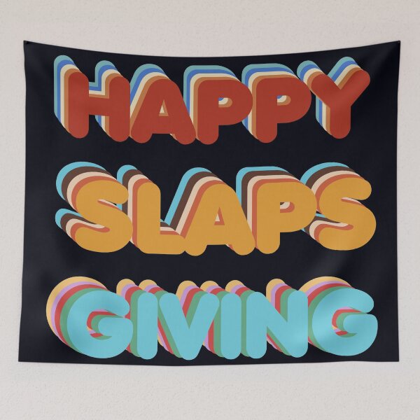 Item preview, Happy slaps giving retro style designed and sold by SidTastic .