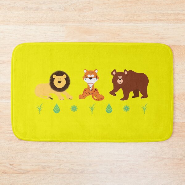 Item preview, Lions and Tigers and Bears - Tiger Bright Yellow designed and sold by sw-b.