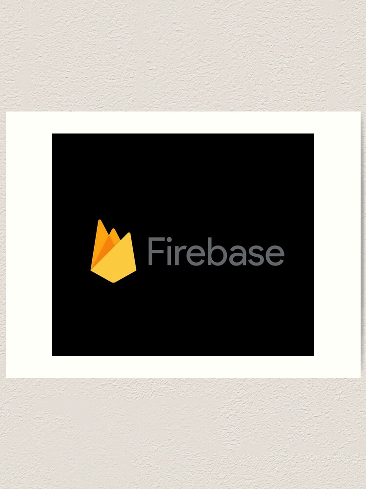 "Firebase Logo" Art Print by brokenkneestees | Redbubble