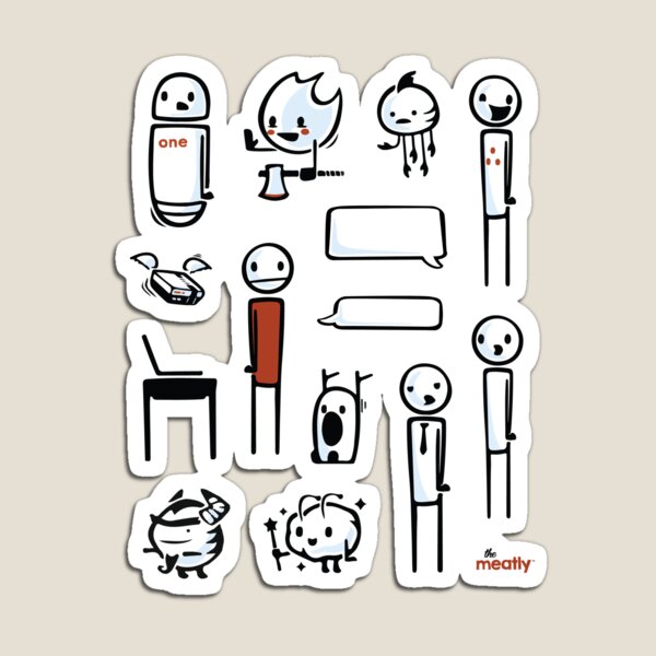 Item preview, Meatly Comics Character Set designed and sold by theMeatly.