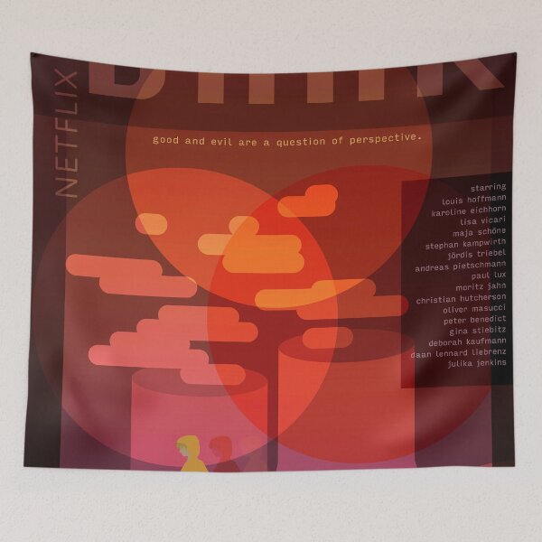 Item preview, Dark Netflix Poster designed and sold by origamiboxesco.