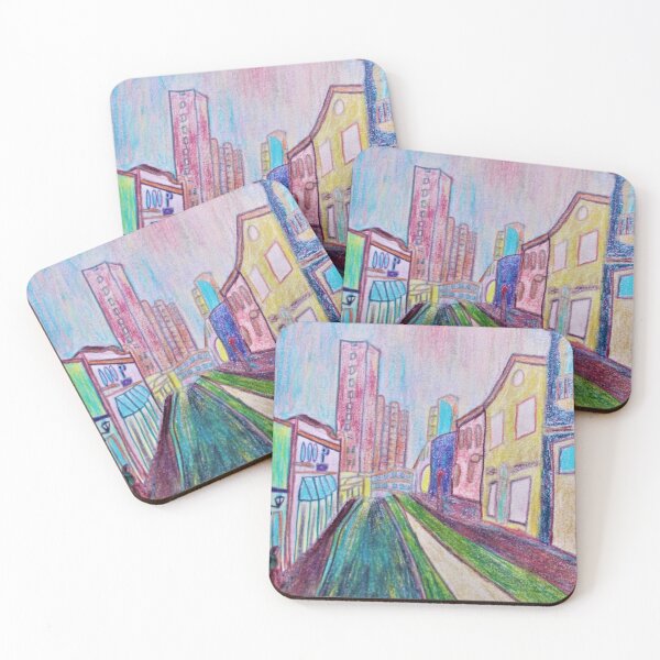 Item preview, Road in strange town designed and sold by MartaTerkiewicz.