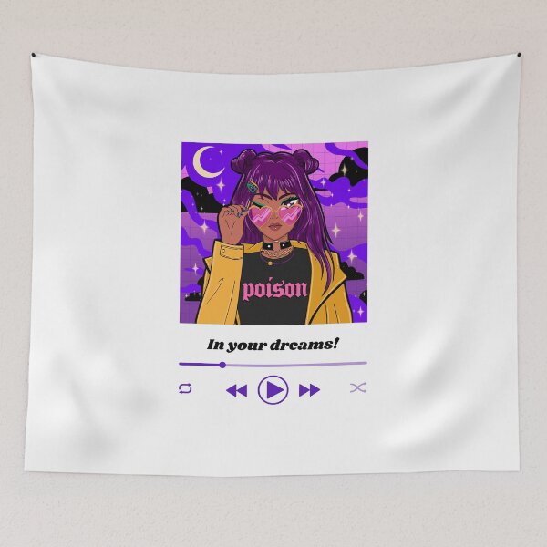 Item preview, Aesthetic Anime Playlist Girl #5 designed and sold by AestheticAtire.