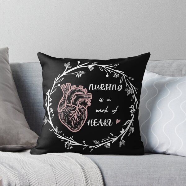 Item preview, Nursing is a work of heart designed and sold by Breanna Frettoloso.