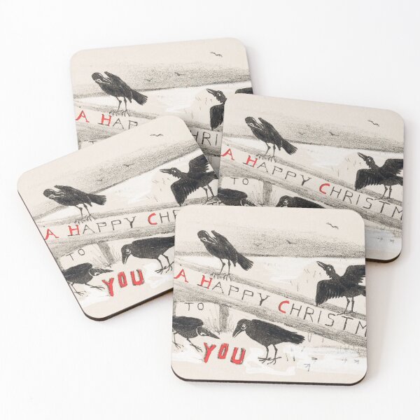 Item preview, Ironic Christmas - Black Christmas Crows designed and sold by SFTStudio.