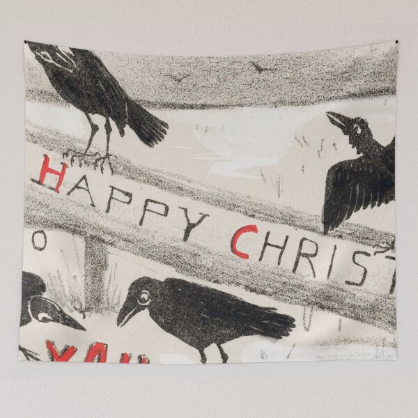 Item preview, Ironic Christmas - Black Christmas Crows designed and sold by SFTStudio.
