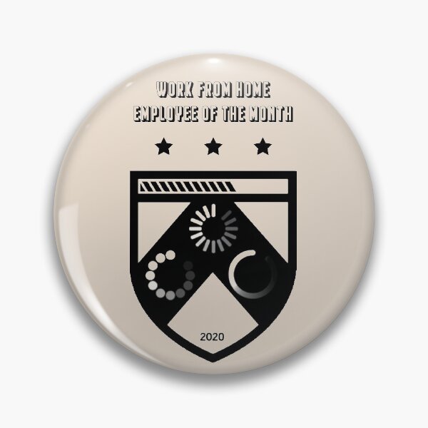 Item preview, Work From Home Employee Of The Month designed and sold by Halla-Merch.