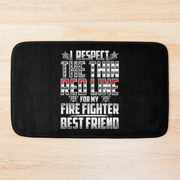 Item preview, Best Friend Fire Fighter Thin Red Line designed and sold by wheedesign.
